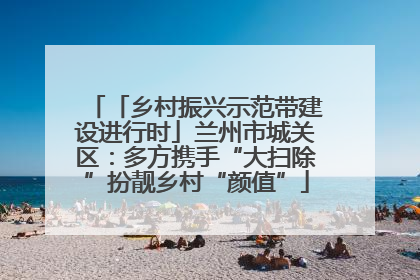 「乡村振兴示范带建设进行时」兰州市城关区：多方携手“大扫除”扮靓乡村“颜值”