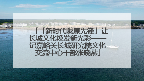 「新时代陇原先锋」让长城文化焕发新光彩——记嘉峪关长城研究院文化交流中心干部张晓燕