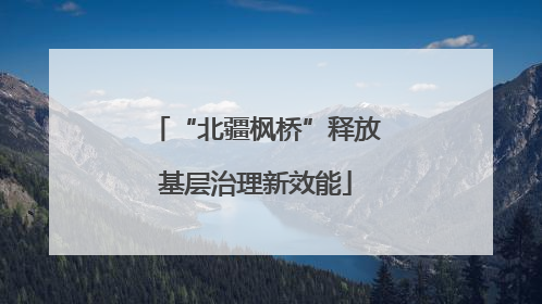 “北疆枫桥”释放基层治理新效能