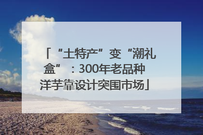 “土特产”变“潮礼盒”：300年老品种洋芋靠设计突围市场