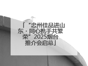 “忠州佳品进山东・同心携手共繁荣”2025烟台推介会启幕