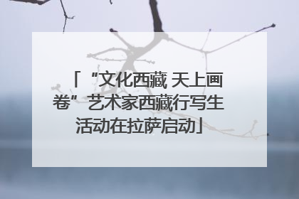 “文化西藏 天上画卷”艺术家西藏行写生活动在拉萨启动