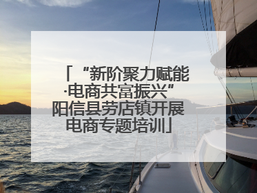 “新阶聚力赋能·电商共富振兴”阳信县劳店镇开展电商专题培训