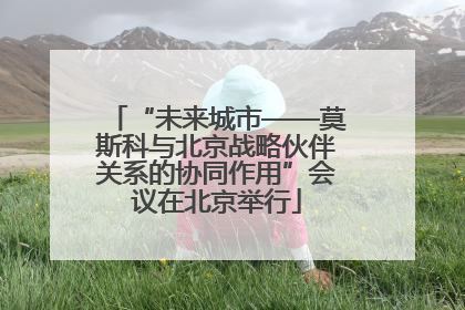 “未来城市——莫斯科与北京战略伙伴关系的协同作用”会议在北京举行