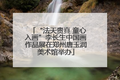 “法天贵真 童心入画”李长生中国画作品展在郑州唐玉润美术馆举办