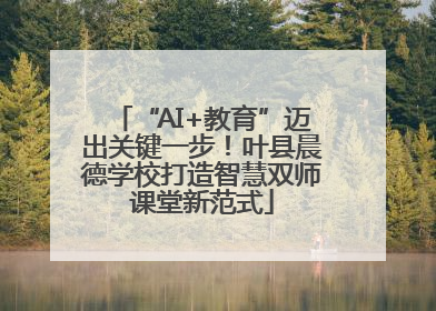 “AI+教育”迈出关键一步！叶县晨德学校打造智慧双师课堂新范式