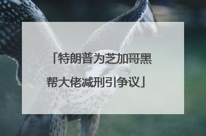 特朗普为芝加哥黑帮大佬减刑引争议