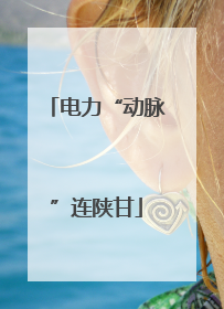 电力“动脉”连陕甘