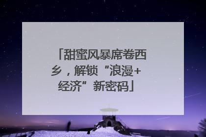 甜蜜风暴席卷西乡，解锁“浪漫+经济”新密码