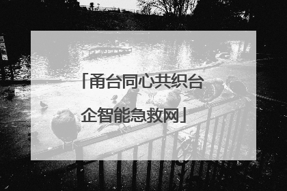 甬台同心共织台企智能急救网