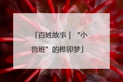 百姓故事｜“小鲁班”的榫卯梦