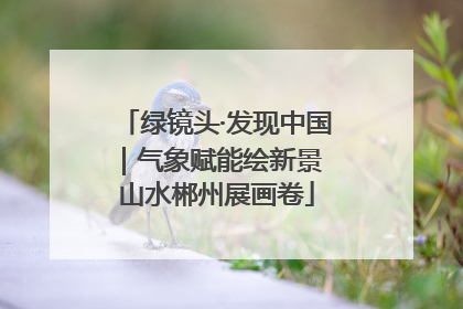 绿镜头·发现中国｜气象赋能绘新景 山水郴州展画卷