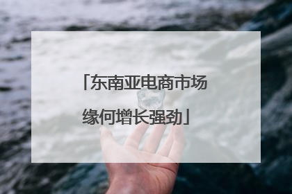 东南亚电商市场缘何增长强劲