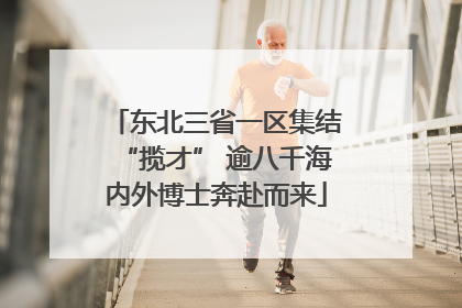 东北三省一区集结“揽才” 逾八千海内外博士奔赴而来