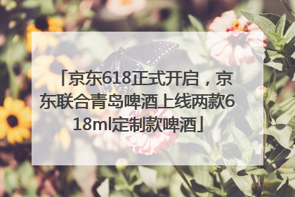 京东618正式开启，京东联合青岛啤酒上线两款618ml定制款啤酒