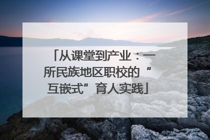 从课堂到产业：一所民族地区职校的“互嵌式”育人实践
