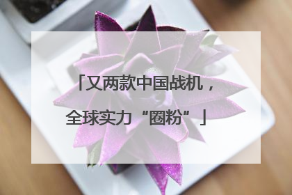 又两款中国战机，全球实力“圈粉”