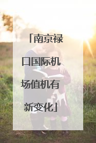 南京禄口国际机场值机有新变化