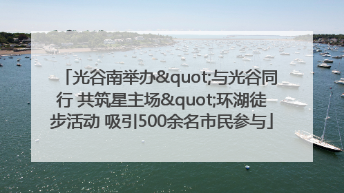 光谷南举办"与光谷同行 共筑星主场"环湖徒步活动 吸引500余名市民参与