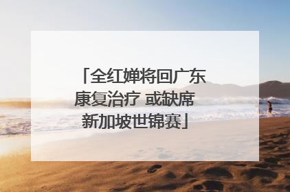 全红婵将回广东康复治疗 或缺席新加坡世锦赛