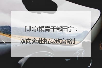 北京援青干部田宁：双向奔赴拓宽致富路