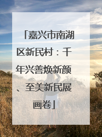 嘉兴市南湖区新民村：千年兴善焕新颜、至美新民展画卷