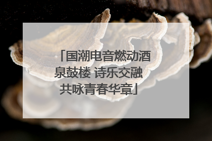国潮电音燃动酒泉鼓楼 诗乐交融共咏青春华章