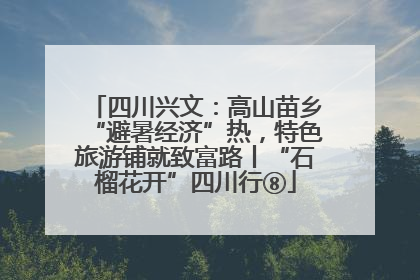 四川兴文：高山苗乡“避暑经济”热，特色旅游铺就致富路丨“石榴花开”四川行⑧