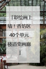 彩绘画上墙！香坊区40个单元楼道变画廊