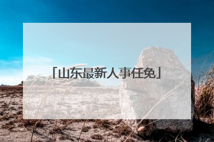 山东最新人事任免