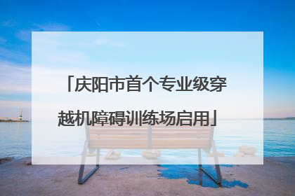 庆阳市首个专业级穿越机障碍训练场启用
