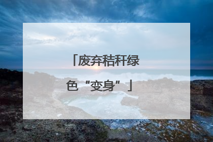 废弃秸秆绿色“变身”
