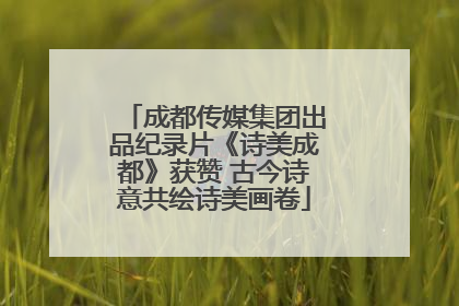 成都传媒集团出品纪录片《诗美成都》获赞 古今诗意共绘诗美画卷