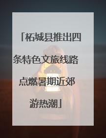 柘城县推出四条特色文旅线路 点燃暑期近郊游热潮