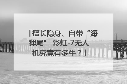 擅长隐身、自带“海狸尾” 彩虹-7无人机究竟有多牛？