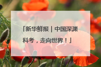 新华鲜报｜中国深渊科考，走向世界！