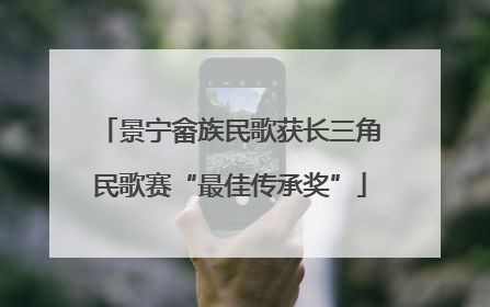 景宁畲族民歌获长三角民歌赛“最佳传承奖”