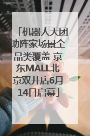 机器人天团助阵家场景全品类覆盖 京东MALL北京双井店6月14日启幕