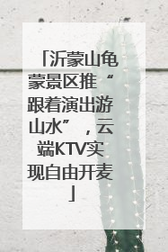 沂蒙山龟蒙景区推“跟着演出游山水”，云端KTV实现自由开麦