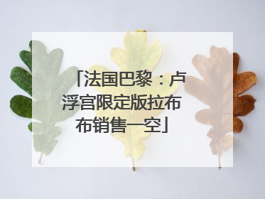 法国巴黎：卢浮宫限定版拉布布销售一空