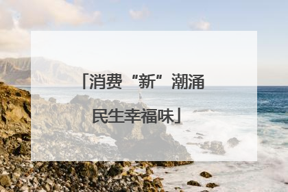 消费“新”潮涌 民生幸福味