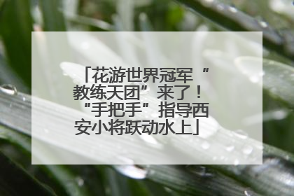 花游世界冠军“教练天团”来了！“手把手”指导西安小将跃动水上