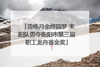 苦练月余终圆梦 耒阳队勇夺衡阳市第三届职工龙舟赛金奖