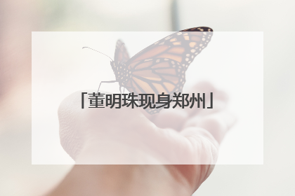 董明珠现身郑州