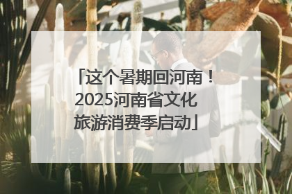 这个暑期回河南！2025河南省文化旅游消费季启动