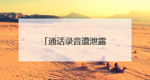 通话录音遭泄露，佩通坦致歉