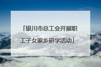银川市总工会开展职工子女家乡研学活动