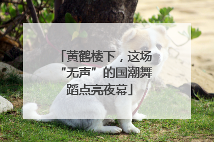 黄鹤楼下，这场“无声”的国潮舞蹈点亮夜幕