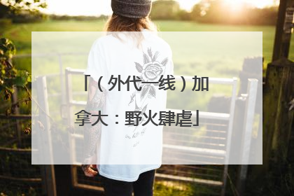 （外代一线）加拿大：野火肆虐