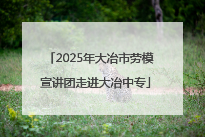 2025年大冶市劳模宣讲团走进大冶中专